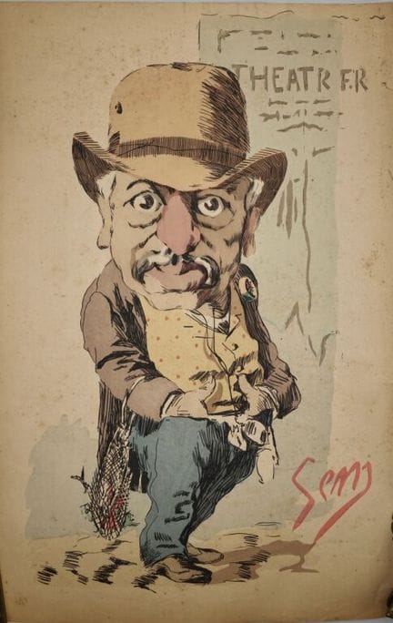 SEM, as Georges Goursat was known. Album and two p