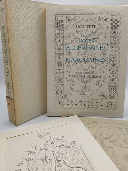 CLOUZOT, Marianne and COLETTE. Notes from Algeria 