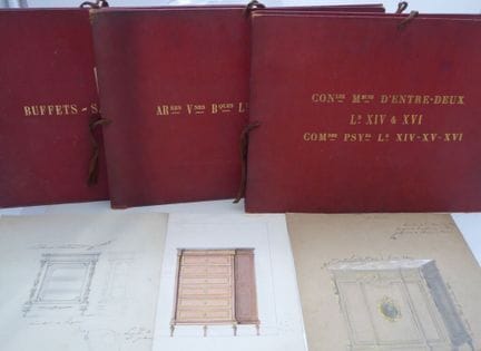 [DECORATIVE ARTS - FURNITURE MAKING]. Set of three