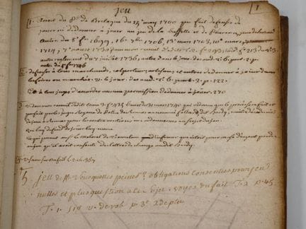 [MANUSCRIPT - BRITTANY]. Handwritten dictionary of