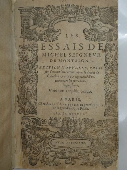MONTAIGNE, Michel de. The Essays of Michel, Lord o