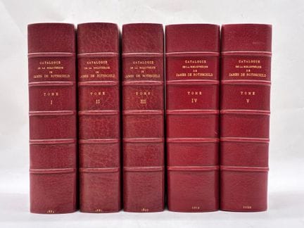 [BIBLIOPHILIA - ROTHSCHILD] PICOT, Émile. Catalog 
