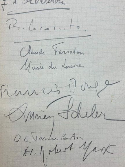 [BIBLIOPHILIA - GUEST BOOK]. A guest book from the