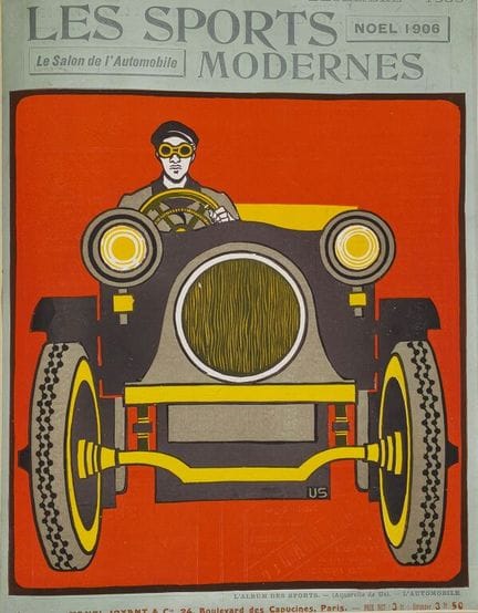 [AUTOMOBILE - SPORTS]. Les Sports modernes. 1906 a