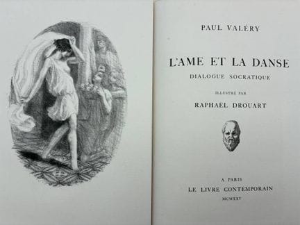 VALÉRY, Paul, and DROUART, Raphaël. *L'Âme et la d