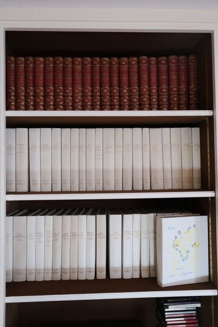 一套包含19世纪和20世纪法国及外国文学作品，以及美术类著作的藏书：
- 诺贝尔文学奖丛书：在瑞典学