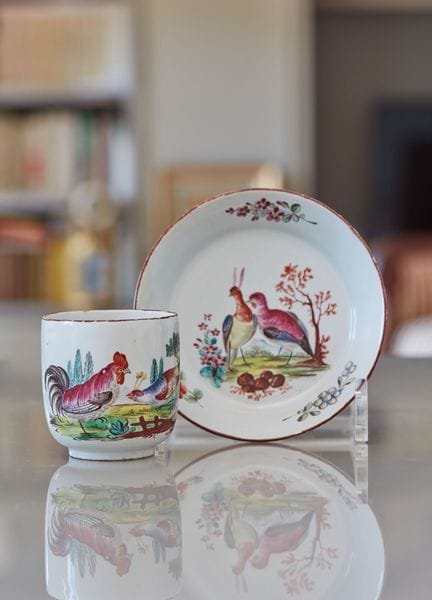 ROUEN, Manufacture de Levavasseur
Tasse et sa sous
