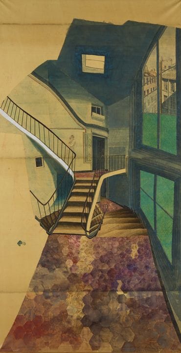SZAFRAN, Sam (1934–2019)
"Untitled" (staircase), 1