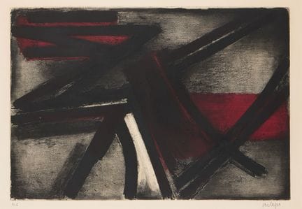 SOULAGES Pierre (1919-2022)
Eau-forte n°2, 1952
Ea