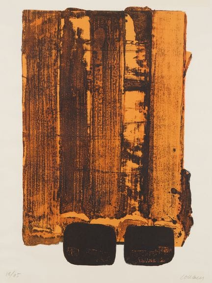 SOULAGES Pierre (1919-2022)
Litografia n. 34, 1974