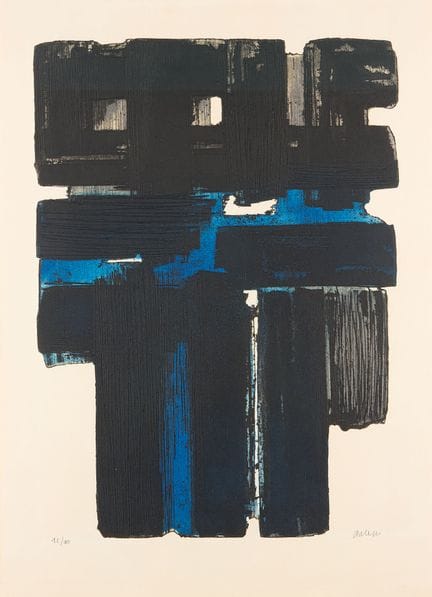 SOULAGES Pierre (1919-2022)
Xa, 1957
Acquaforte su
