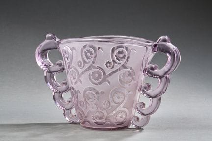 D'AVESN Pierre (1901-1990)
Vaso con manici
Cristal