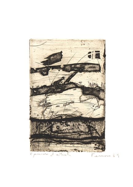 FERRON Marcelle (1924-2001)
Astrazione, 1959
Acqua
