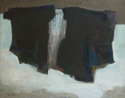 BOTT Francis (1904–1998)
Flügel, 1961
Öl auf Leinw