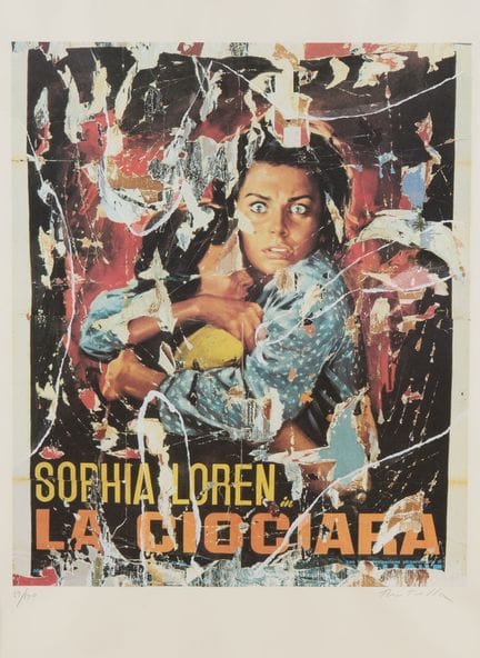 ROTELLA Mimmo (1918-2006)
Sophia Loren - La Ciocia