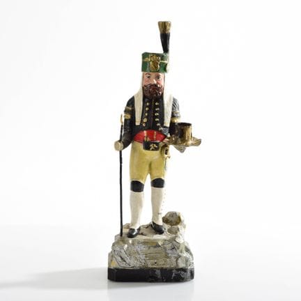 Stagno, dipinto a mano a colori, statuetta illumin