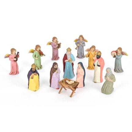 Set colorato, composto da 13 figurine della Nativi