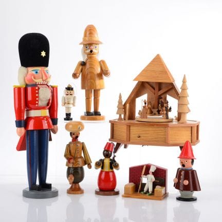 Various manufacturers, wood, turned and sawed, mos