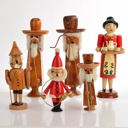 Various manufacturers, wood, turned and sawed, mos