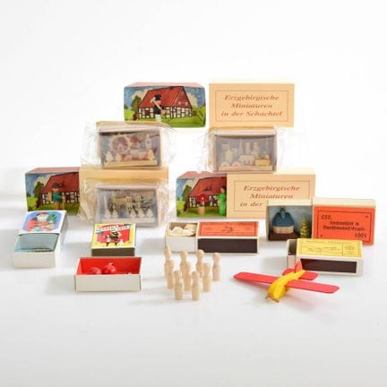 Various manufacturers, wood (turned and sawed), ca