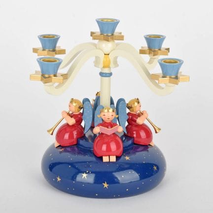 Wendt &amp; Kühn, Grünhainichen, socle rond bleu f