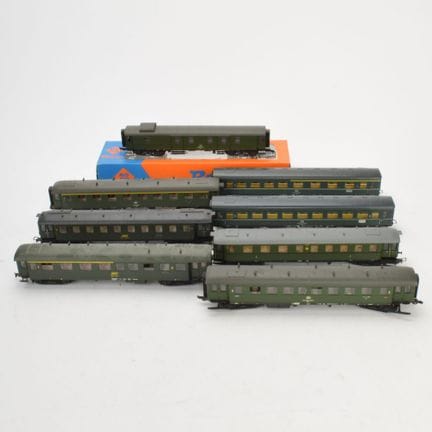 Scala H0, Roco e altri produttori, 7 carrozze pass