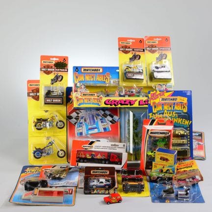 Approx. 40 different Matchbox models, from various