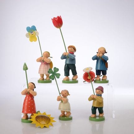 Wendt &amp; Kühn, Grünhainichen, 5 figurines d'été