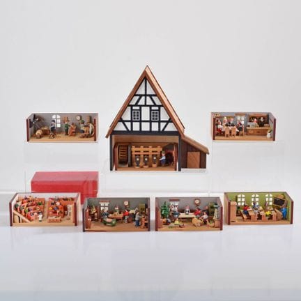 Laboratorio di Gunter Flath, Seiffen, legno, torni