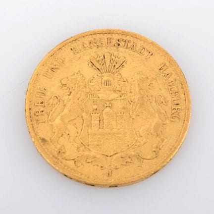 900 gold (approx. 8 g), av. Coat of arms of the Ci