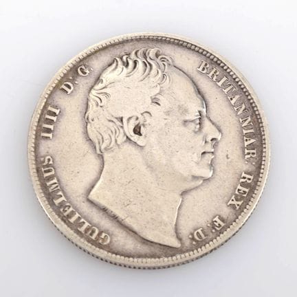 Silver, United Kingdom, Half Crown, obverse. Obver