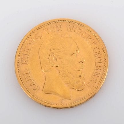 900 gold (approx. 8 g), German Empire, av. Obverse