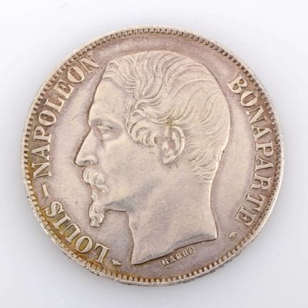 Silver (900), Second French Republic, obverse: por