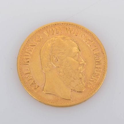 900 gold (approx. 4 g), German Empire, av. Obverse