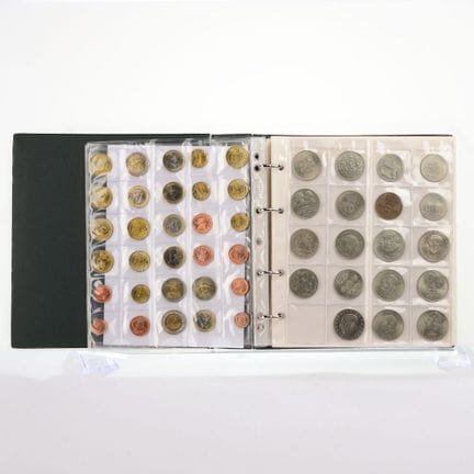 Well-stocked coin album (approx. 183 pieces), rang