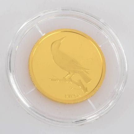 999 gold (approx. 3.89 g), from the "Native Birds"