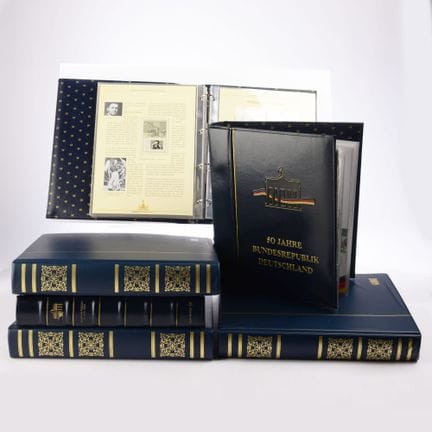 Pre-printed albums from Deutsche Post and Göde wit