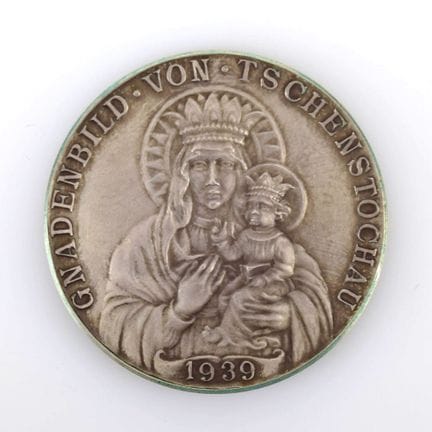 Silver, commemorating the capture of Częstochowa, 