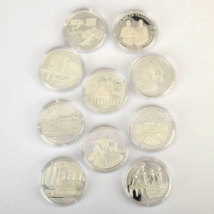 999 silver (total approx. 200 g), various editions
