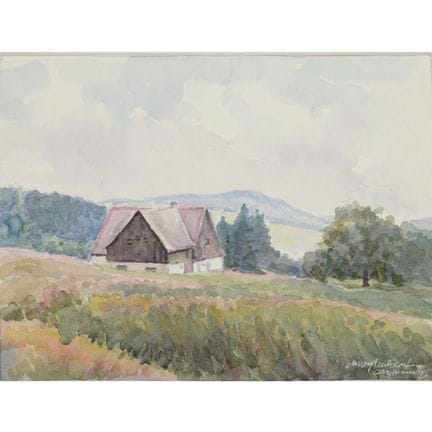 A total of 30 watercolors, LOW-MOUNTAIN LANDSCAPES