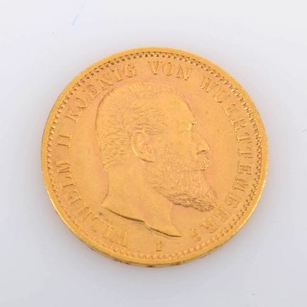 900 gold (approx. 8 g), German Empire, av. Obverse