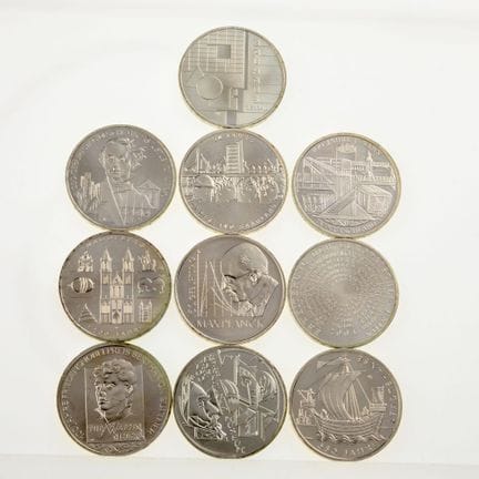 9 pieces total, 925 silver (approx. 162 g total), 