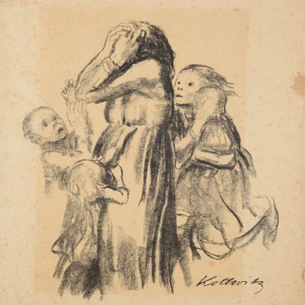 Chalk lithograph, GEFALLEN (1920/21), State II, si