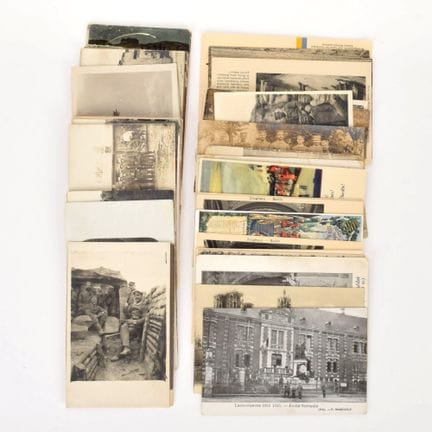 62 items in total, lithographed in black-and-white