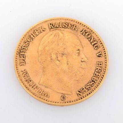 900 gold (approx. 2 g), av. Obverse: Portrait of E