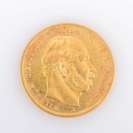 900 gold (approx. 4 g), obverse: portrait of Emper