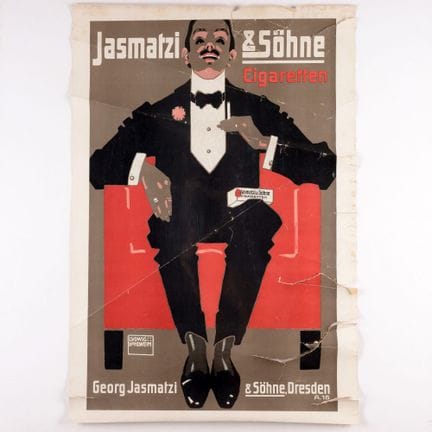 Affiche lithographiée en quatre couleurs, affiche 