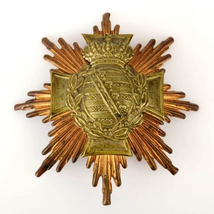 Kingdom of Saxony, likely for an officer’s shako; 