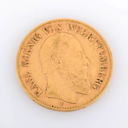 900 gold (approx. 4 g), German Empire, av. Obverse