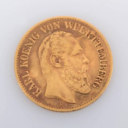 900 gold (approx. 4 g), German Empire, obverse: po